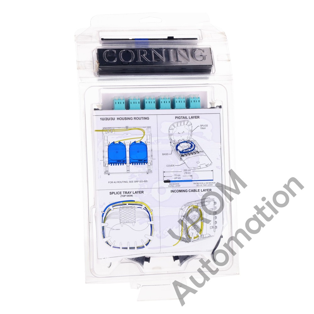 Surplus Sealed Corning CCH-CS24-E4-P00TE Pigtail Splice & Slack Cassette 24F LC-