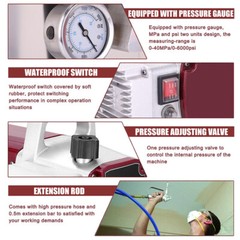 1700W High Pressure Airless Paint Sprayer High Efficiency Power Painting 220V