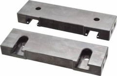 1 Pair Snap Jaws 6MSJ-175 Soft Steel Vise Jaws for 6″ Vise, Flat/No Step