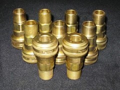 B34F 30 SERIES 3/8 COUPLER PNEUMATIC QUICK COUPLING 1/2-14 NPTF MALE PIPE THREAD