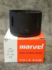#42 Marvel Armstrong Blum 2-5/8″ Hole Saw, 1-3/4″ Cutting Depth, HSS Tooth Edge