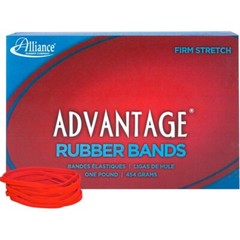 Alliance Rubber Red Advantage Bands 3″ x 1/8″ #32 1 LB Bag Floral & Produce