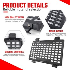 Rear Window Molle Panel Modular Storage Panel System Right Side – Passenger Side