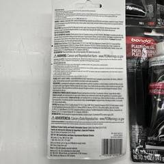 5 tubes of Bondo Plastic Metal, Seals & Fills Almost Any Metal Surface 5 oz ea.
