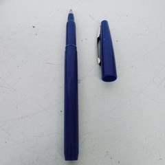 Deformed Box-Pentel R100-C 12-Ct Blue Rolling Writer Roller Ball Pen
