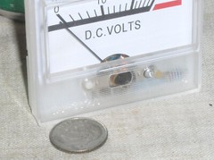 NEW SMALL 0-30V DC 30 V VOLT ANALOG VOLTAGE PANEL METER DC VOLTMETER USA SHIP