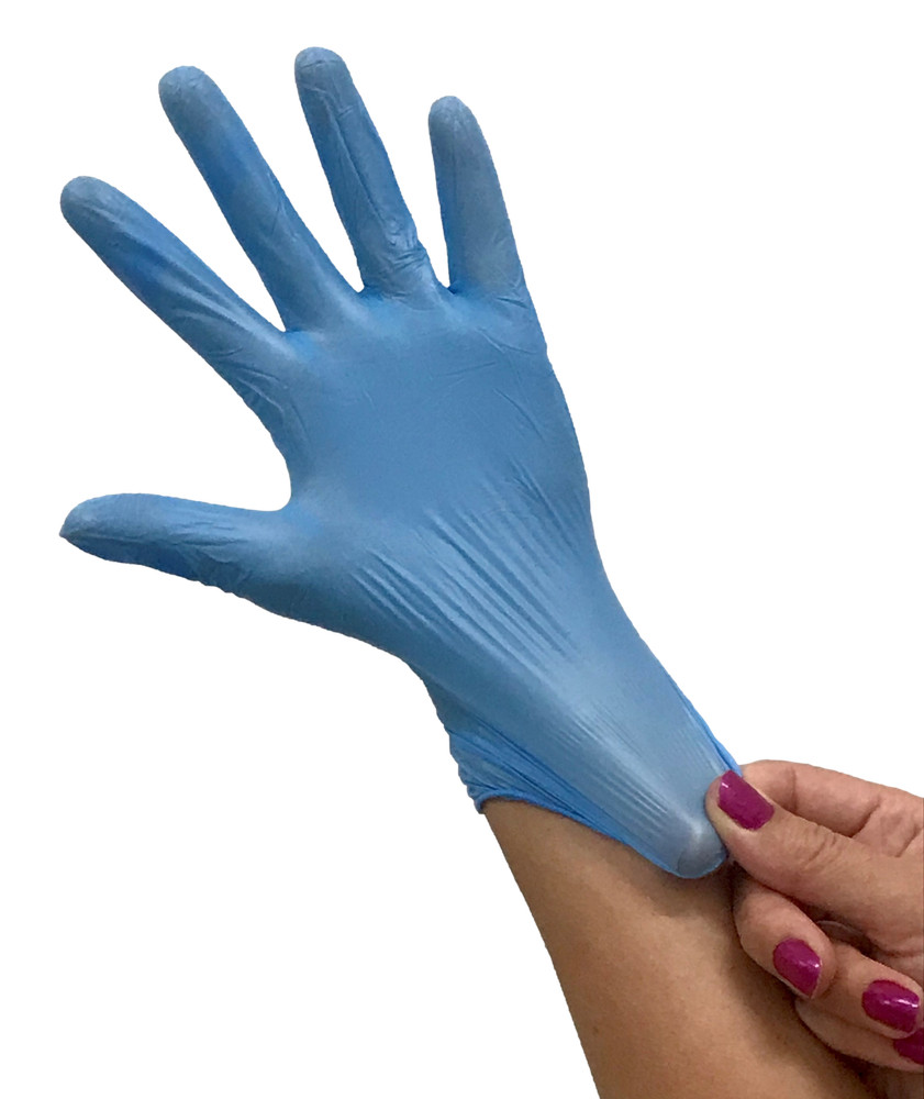 Blue Synthetic Foodservice Gloves Powder Free S, M, L, XL Size – 20 to 1000