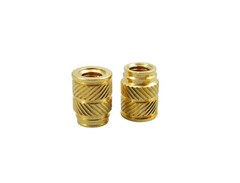 Qty 100 M6 6mm M6-1.0 Long Metal Threaded Heat Set Screw Inserts for 3D Printing