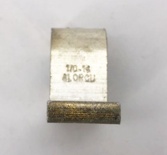 Lot of 8 New 1/0-14 ALORCU Lay-In Ground Lugs – No Box