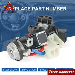 Ignition Lock Switch with Door Lock Cylinder & Keys 81905-2T040 For Kia Optima