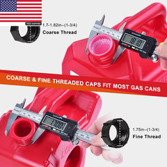 Gas Can Spout Replacement Kit, Gas Can Nozzle Replacement (2 Kit-White) All Gask