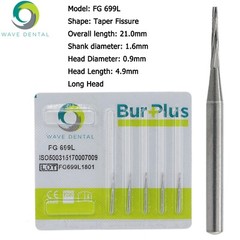 Wave Dental Carbide Bur FG High Speed 169L 699 701 701L Long Shank Friction Grip
