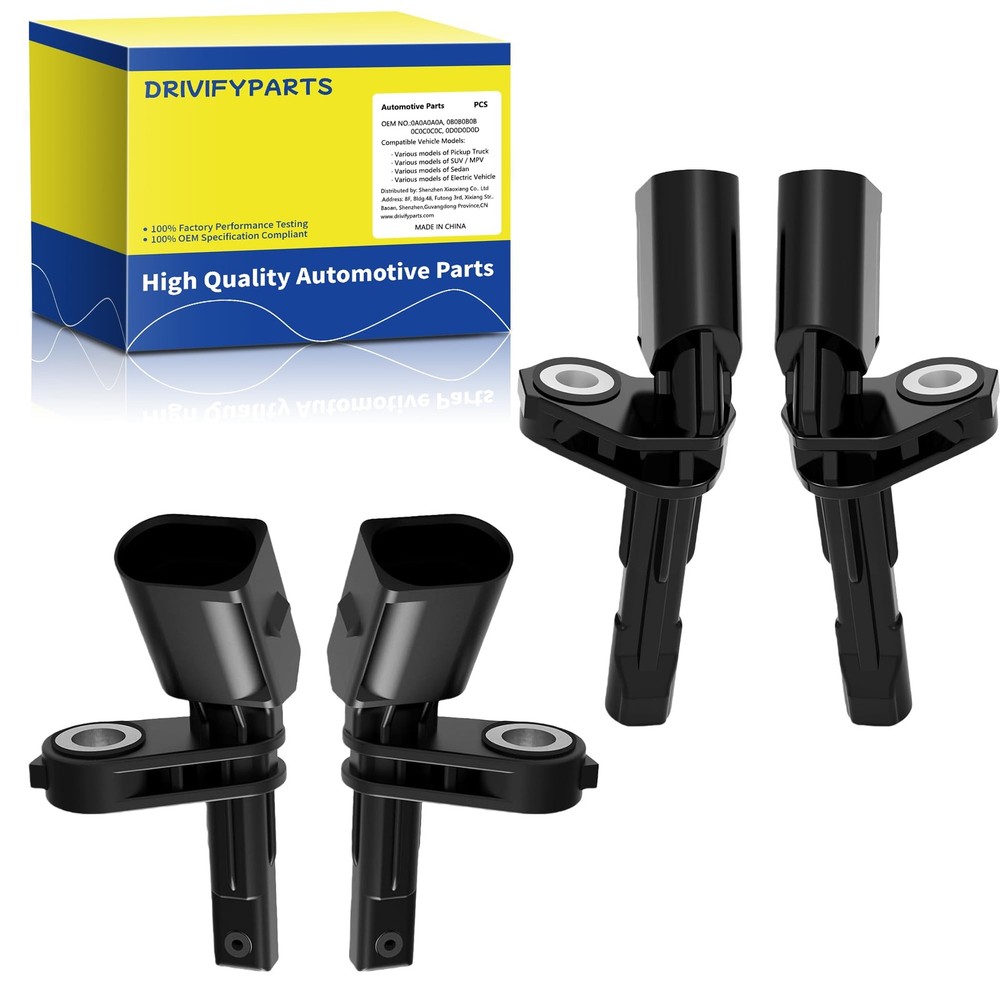 ABS Wheel Speed Sensor Front Rear Left Right Compatible with Volkswagen and Audi