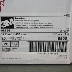 (20) 3M Scotch-Brite Surface Conditioning Belts 08856, 1/2″ x 18″, AO Grit A VFN