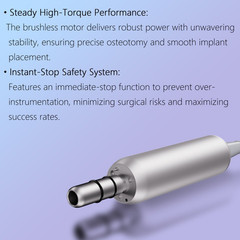 Dental Implant System Motor Physiodispenser Surgical Brushless Motor+20:1 Contra