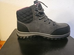 Skechers for WORK with Memory Foam Womans 9.5 Black Mccoll Composite Safety Toe
