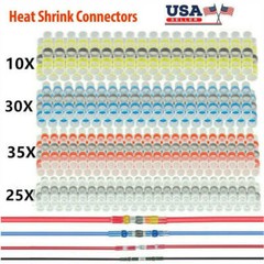 Heat Shrink Waterproof Solder Seal Sleeve Butt Wire Connectors Terminal 100/500
