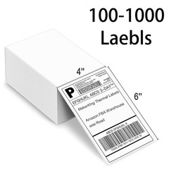 Fanfold 4″ x 6″ Direct Thermal Labels Perforated for Zebra Rollo MUNBYN Printers