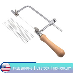 NEW Mini U-Shaped Jewelry DIY Saw Kit (Bow Frame +12 Blades) US