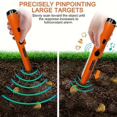 Metal Detector HandHeld Pro Pinpointer Pointer Probe Sensitive Tester Waterproof