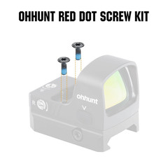 Screws Set 30Pcs for Red Dot Sight Optics and Mount Includes #4-40 in 6.35mm/…