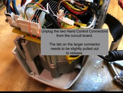 Hand Control for Guldmann GH2 Ceiling Lifts with Coiled cables (Up/Down Only)