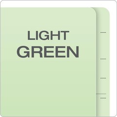 Pendaflex Pressboard End-Tab Classification Folders Letter Size 2 Dividers 2.5
