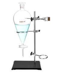 1000ml Heavy Wall Conical Separating Funnel with 24/29 Fitting and PTFE Stopcock