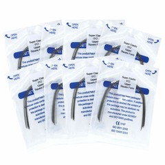 Dental Niti Orthodontic Arch Wire Super Elastic Round Rectangular Natural Form