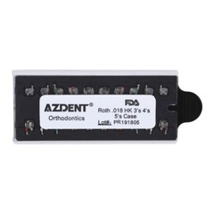 AZDENT Dental Orthodontic MIM Monoblock Bracket Braces Mini Roth 018 Hooks 3-4-5