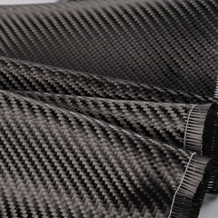 150cm x 20cm Real Carbon Fiber Fabric Cloth Roll 3k 200gsm 2×2 Twill Weave Black