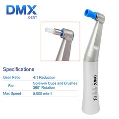 Dental 4:1 Polishing Winkelstück Handstück Polieren Prophy Handpiece Screw-in