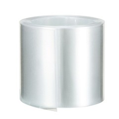 PVC Heat Shrink Tubing 43mm Flat Width for 26650 2 Meters Clear