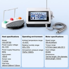 Dental Implant Motor Surgical Brushless System LED Touch Screen+20:1Contra Angle
