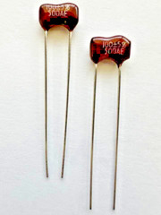10X – 100pF / .1nF @ 500V 5% – DIP SILVER MICA CAPACITOR ~ For RF/HiFi/Audio (m)
