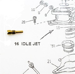 ZENITH Carburetor Idle Jet fit Gravely Super L L8 C GT 12108 13246 10878 Z33