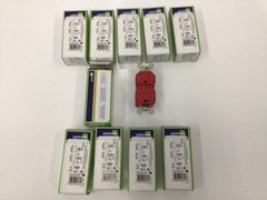 Leviton 8300 SGR Commercial Duplex Lev Lok Receptacle ( BOX OF 10)