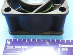(1) 412 EBM PAPST AXIAL FAN 12 VDC 6000 RPM 2 WIRE 40 x 40 x 20mm 18db(A) 5.9CFM
