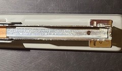 Vintage Swingline 444 Dark/Light Grey Stapler Metal Made in USA Mid Centrury