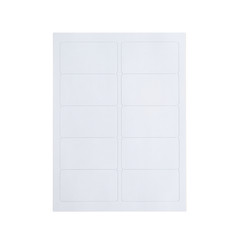 4″ x 2″ – Address Mailing White Label Sheets – 2000 Sheets/10 Labels Per Sheet