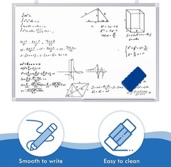 36 X 24 inches Magnetic Dry Erase Board with Aluminum Frame, Whiteboard