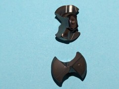 LOT OF 2 19.00mm Diameter YBB1900R01 IN2005 QwikTwist Tip Carbide 5100368
