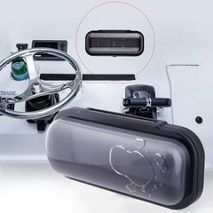 Reinforced ABS Marine Stereo Housing Waterproof Construction Spring Assisted Lid