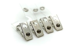 Lot 5 Vinyl PVC STRAP CLIP BADGE CLIP FOR ID BADGE HOLDERS – ON SALE