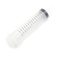 150ml Plastic Syringe Reusable Tube Clear for Measuring Liquids Medical Catheter