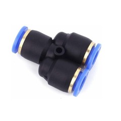 10x Y Union 8mm 5/16″ Splitter Pneumatic Connector Push In Fitting Air Hose A523