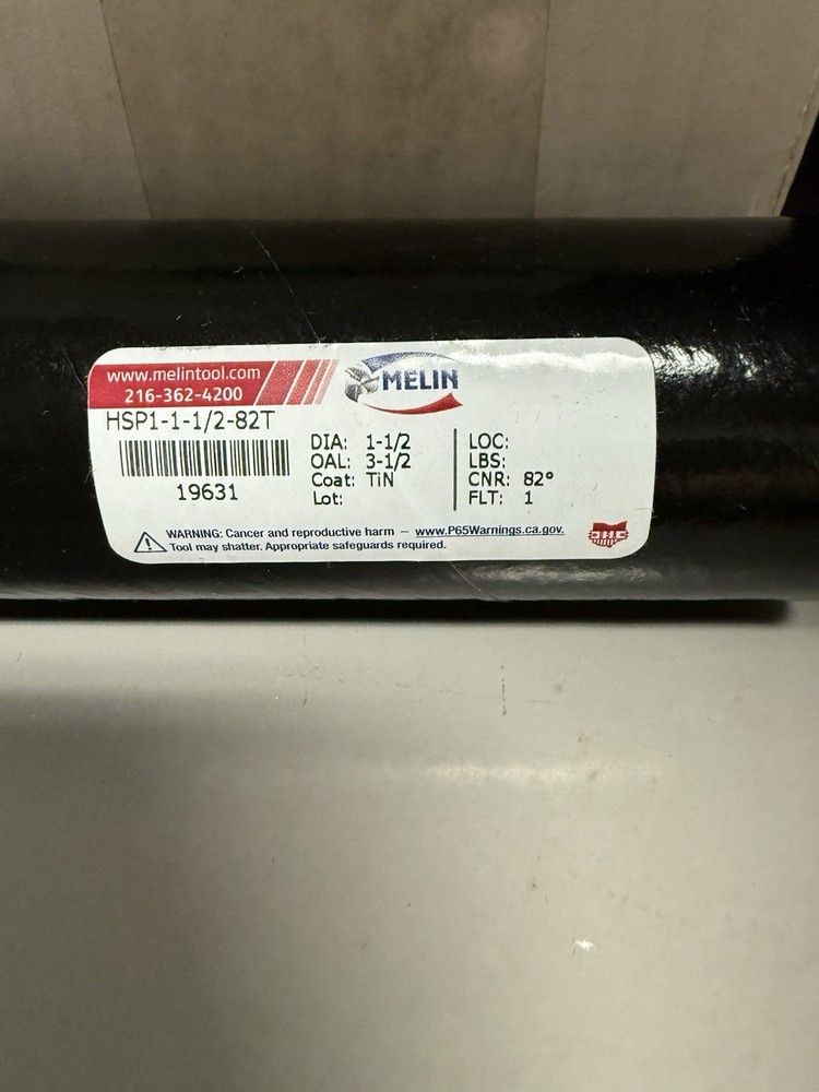 Melin HSP1-1-1/2-82T Countersink 1-1/2 in 82°