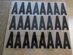 Changeable Sign Letters 6″ Letter Printed on 7″ Panel 448 Pieces