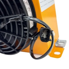 65L/min Aluminum Hydraulic Air Cooler DC12V Air-cooled Oil Radiator