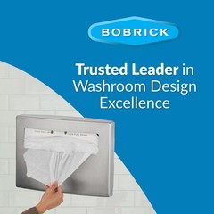 Bobrick 4221 Conturaseries Stainless Steel Surface-Mounted Toilet Seat-Cover